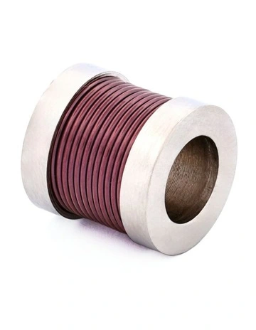 Steel Ion Plated Bead in Brown