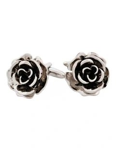 Antique Rose Plated Cufflinks in Gold