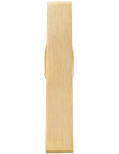 Brushed Plated Tie Clip in Gold