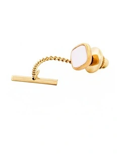 Tie Tak Plated in Gold