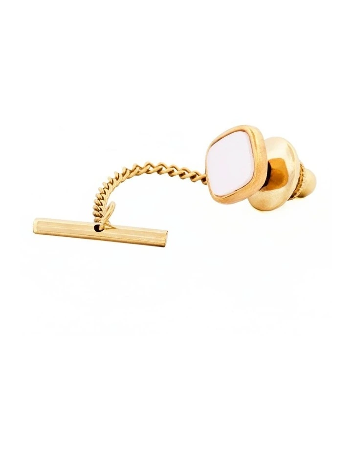 Tie Tak Plated in Gold image 1