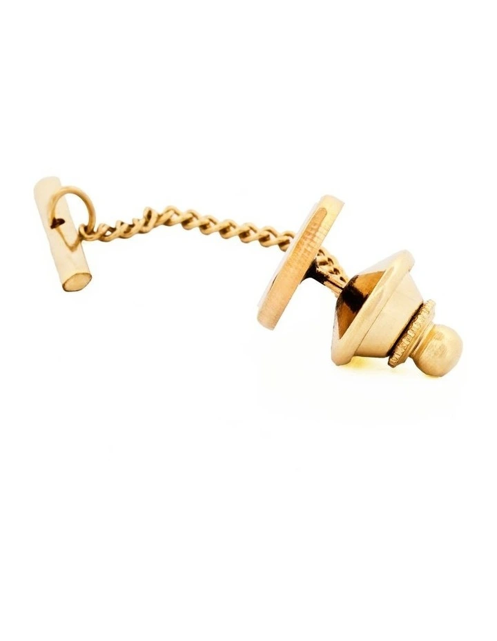 Tie Tak Plated in Gold image 2