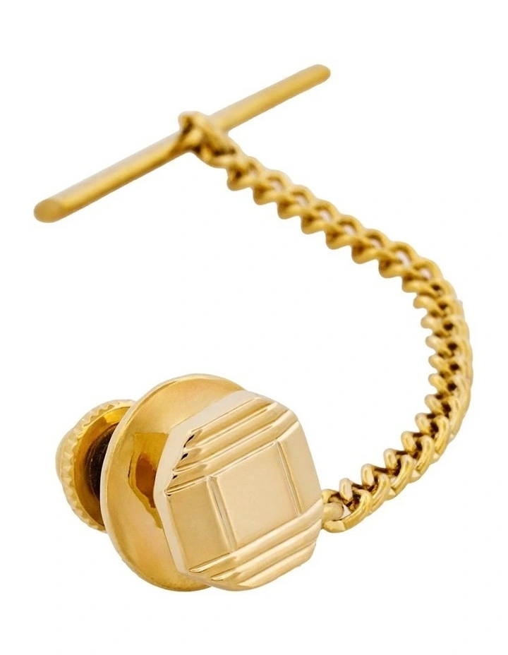 Tie Tak in Gold Plated image 2