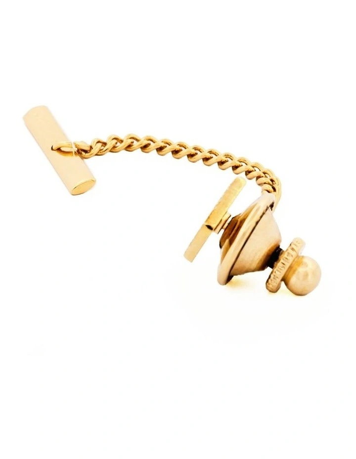 Tie Tak in Gold Plated image 2