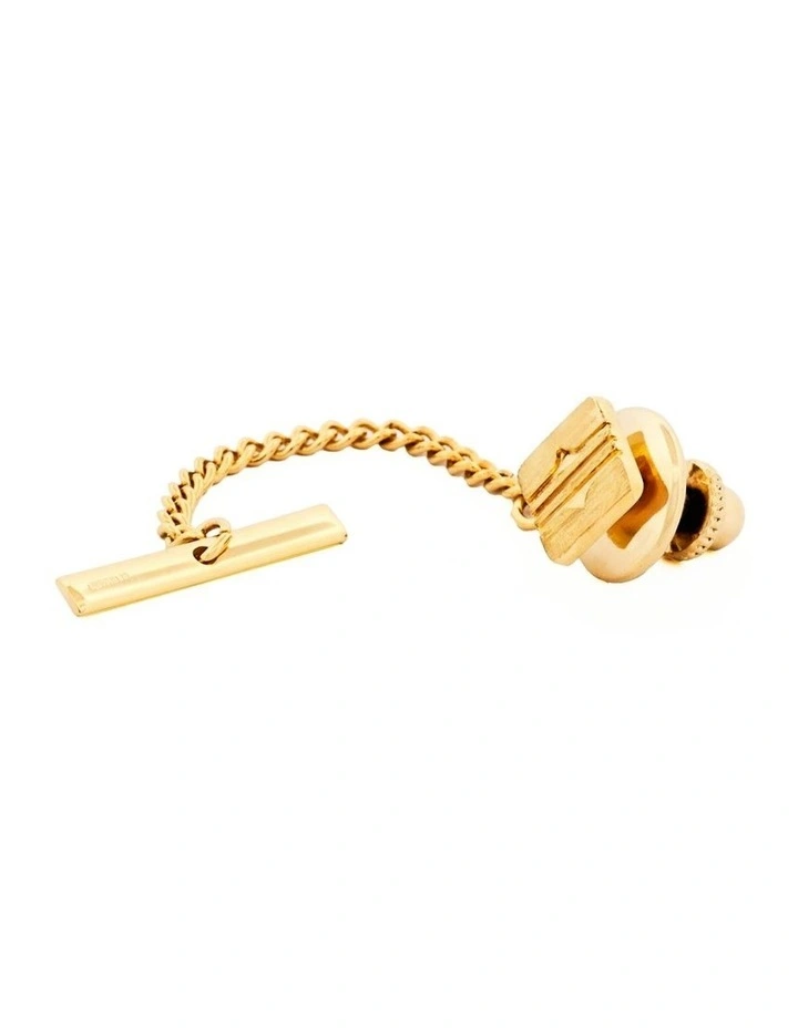 Tie Tak in Gold Plated image 3