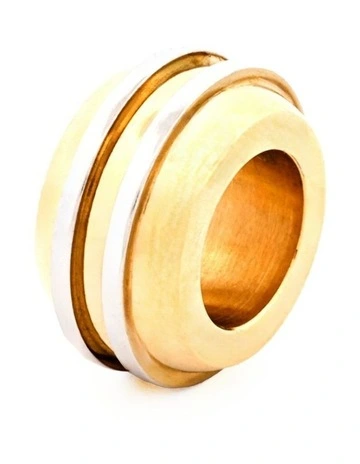 Stainless Steel Bead in Gold