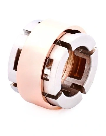 Steel Ion Plated Bead in Rose Gold