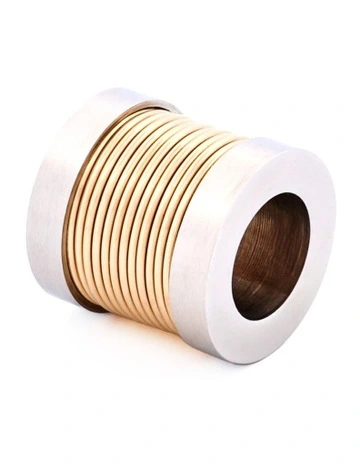 Steel Ion Plated Bead in Gold