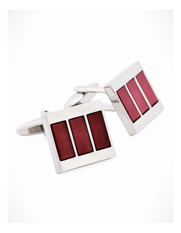 Cat's Eye Cufflinks in Purple image 2