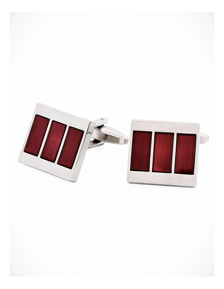 Cat's Eye Cufflinks in Purple image 3