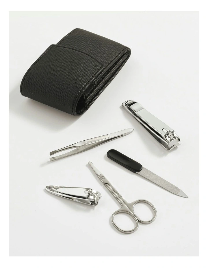 Stainless Steel Manicure Set 5 Piece in Silver image 2