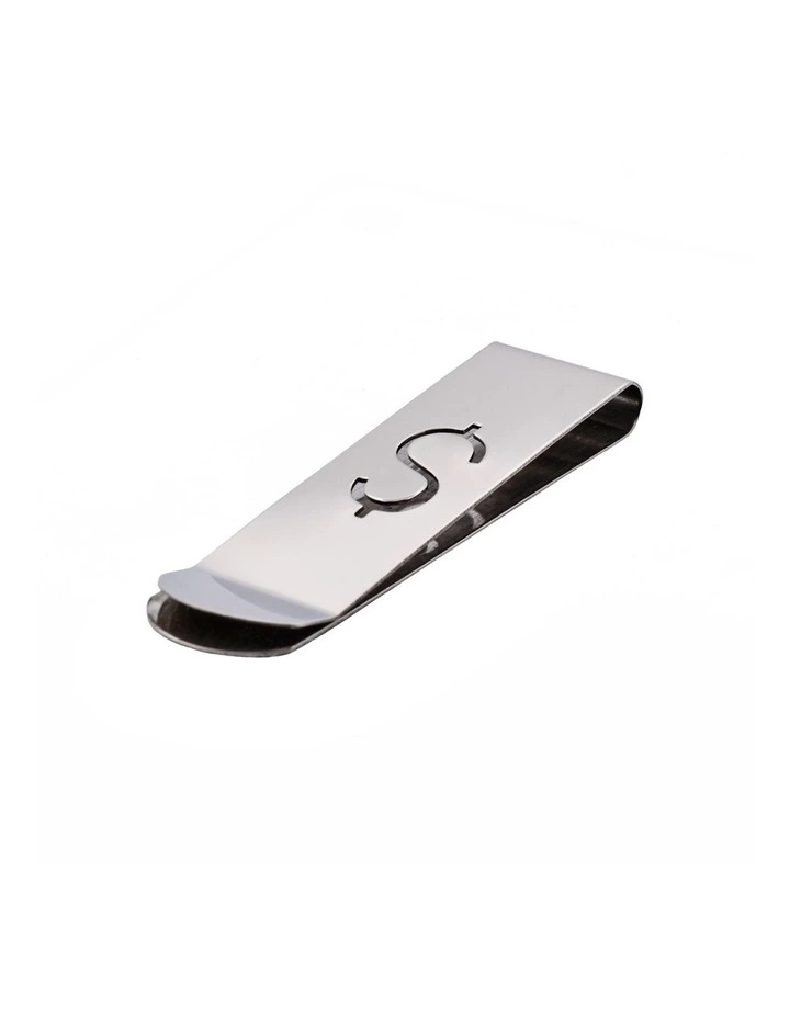 Stainless Steel Money Clip in Silver image 1
