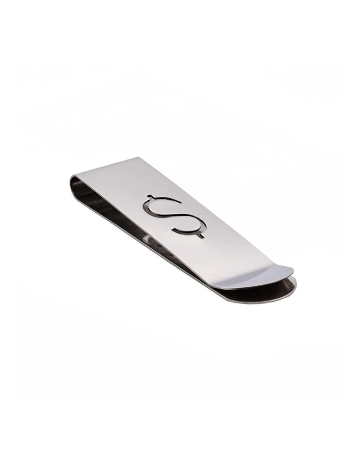 Stainless Steel Money Clip in Silver image 2
