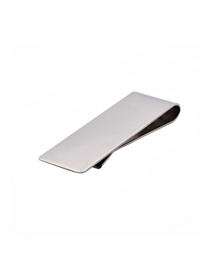Stainless Steel Money Clip in Silver image 1