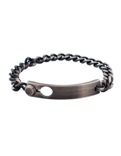 Stainless Steel ID Bracelet in Silver