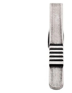 Antique Rhodium Tie Bar in Silver