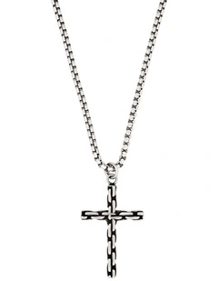 Stainless Steel Cross in Silver