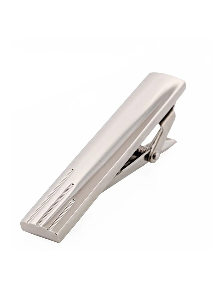 Rhodium Plated Tie Bar image 3