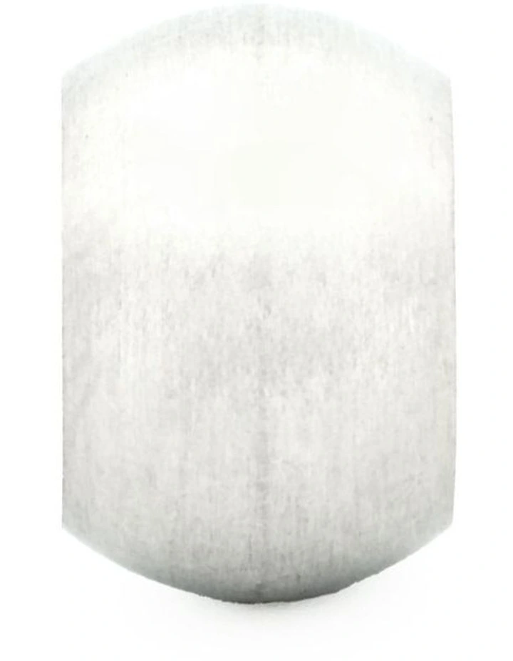Brushed Stainless Steel Bead in Silver image 2