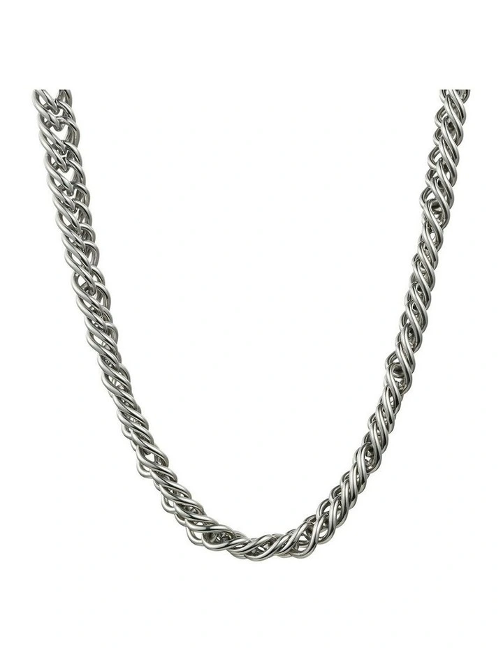 Chunky Stainless Steel Chain 50cm in Silver image 1