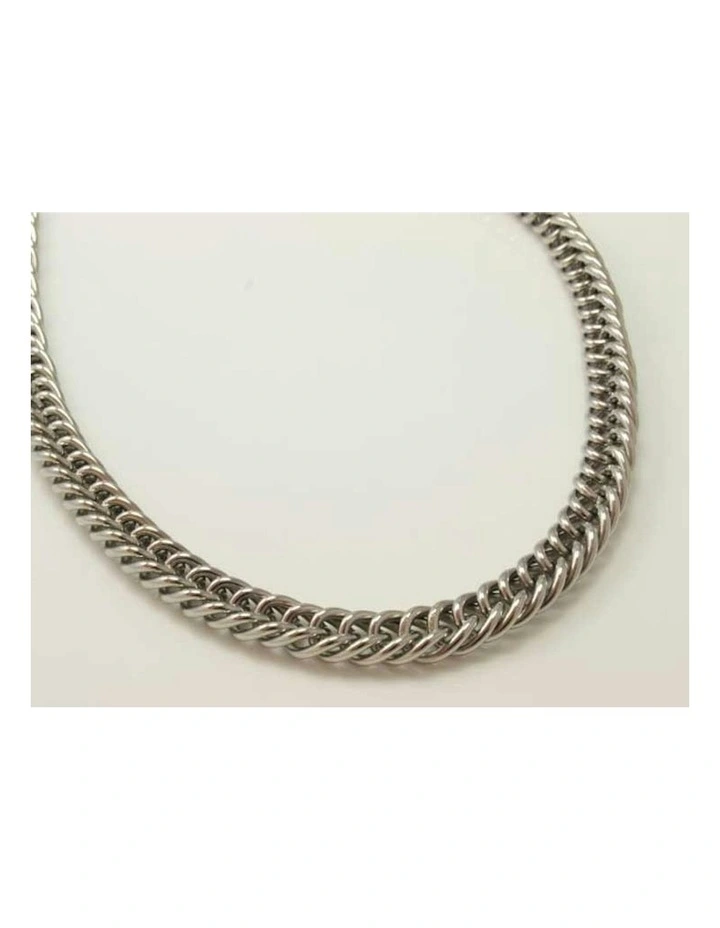 Chunky Stainless Steel Chain 50cm in Silver image 2