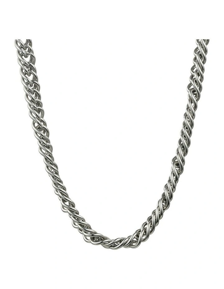 Chunky Stainless Steel Chain 50cm in Silver image 4
