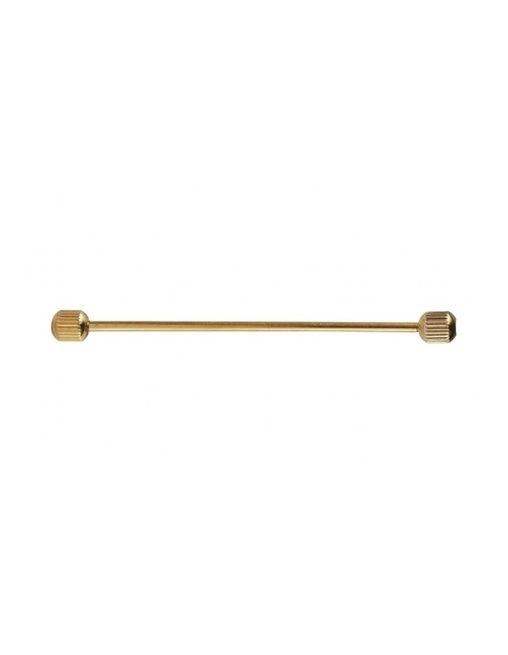 thumbnail image 2 of Novelty S Tie Pin Yoursfs Gold For Men Stainless Steel Lightning 2 of 11