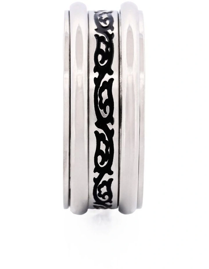 Stainless Steel Ring Savage in Silver image 1