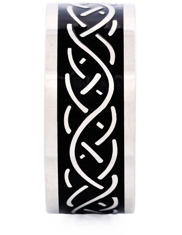 Stainless Steel Ring 642-34 in Silver image 1