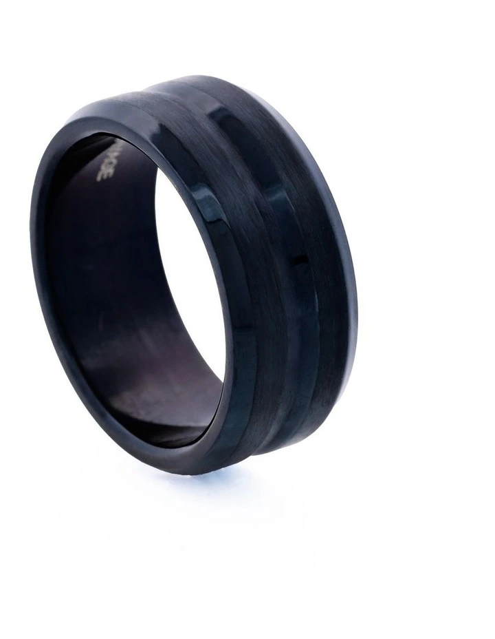 Stainless Steel Ring 642-60 in Silver image 1