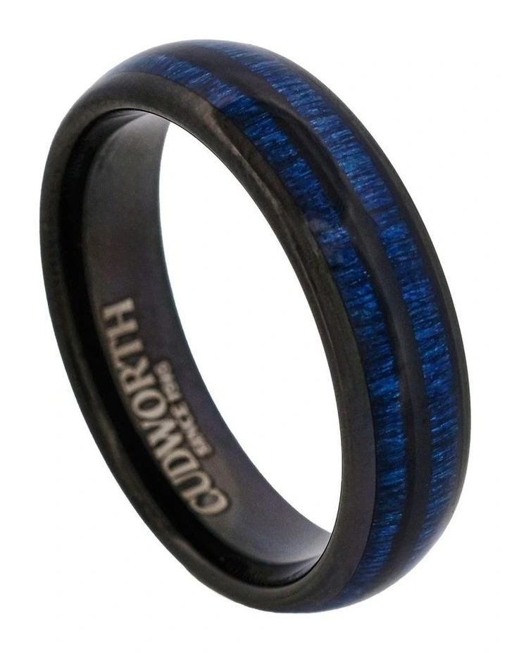 Tungsten Volt Duo Ring in Black image 3