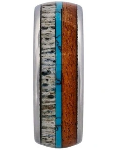 Tungsten Frontier Horizon Ring in Silver