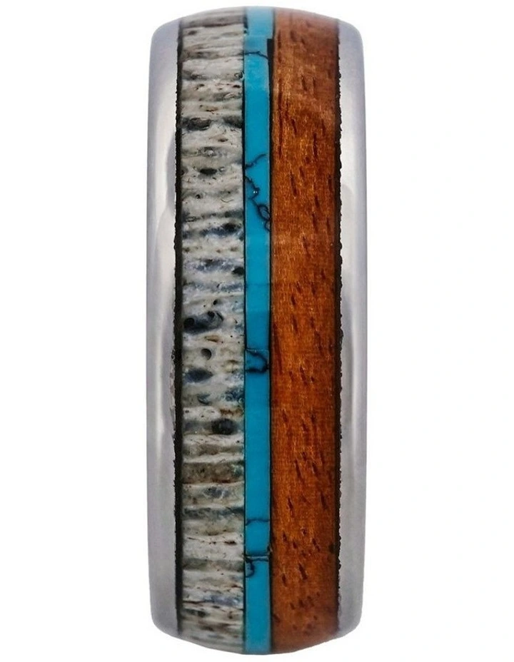 Tungsten Frontier Horizon Ring in Silver image 1