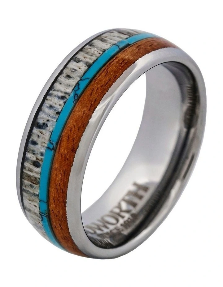 Tungsten Frontier Horizon Ring in Silver image 2