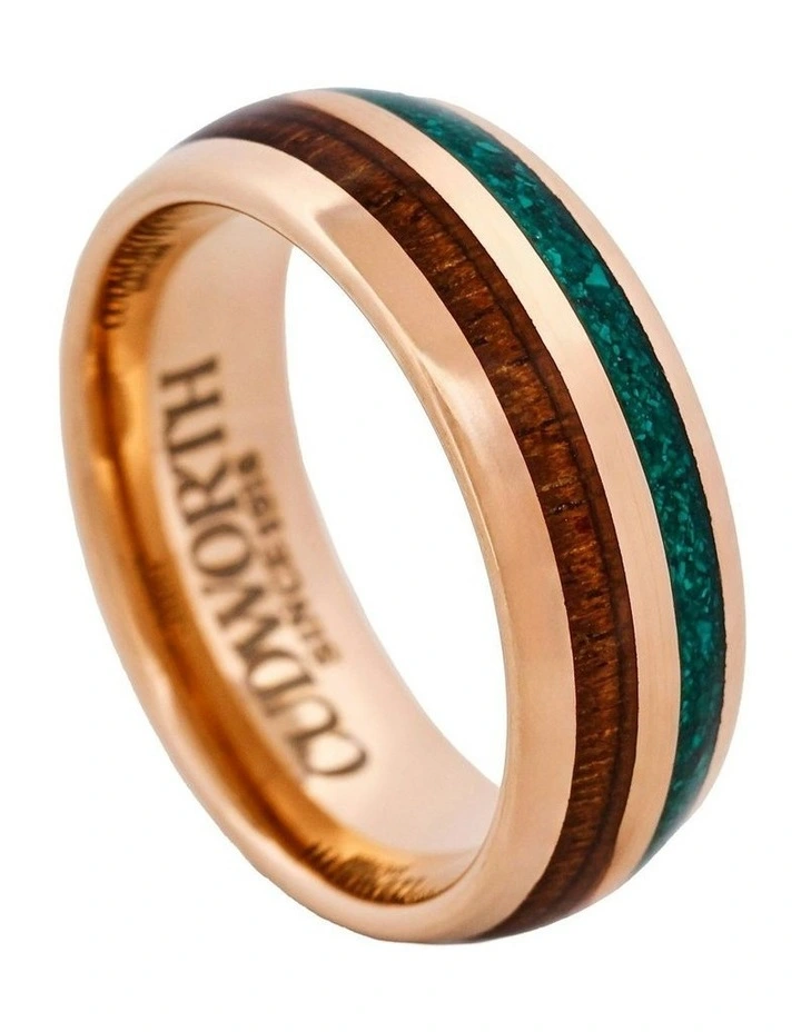 Tungsten Sierra Crest Ring in Gold image 3