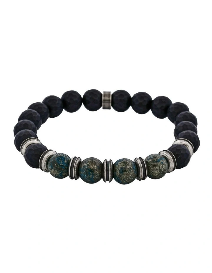 Neo Earth Agate Beaded Bracelet in Multi image 4