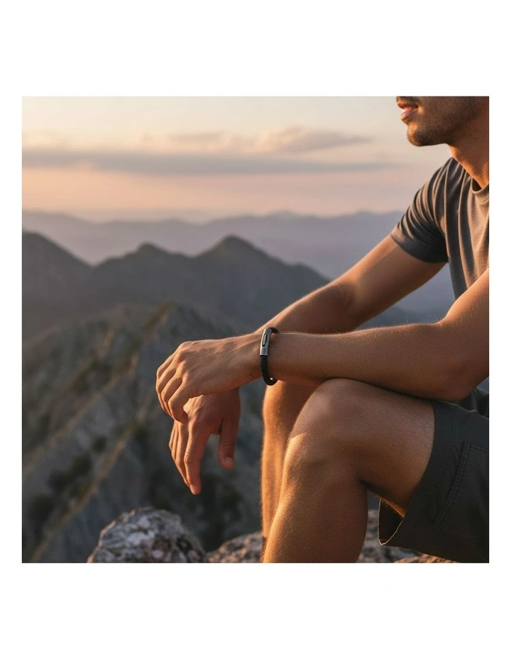 Fallout Shadow Line Leather Bracelet in Blacl image 2