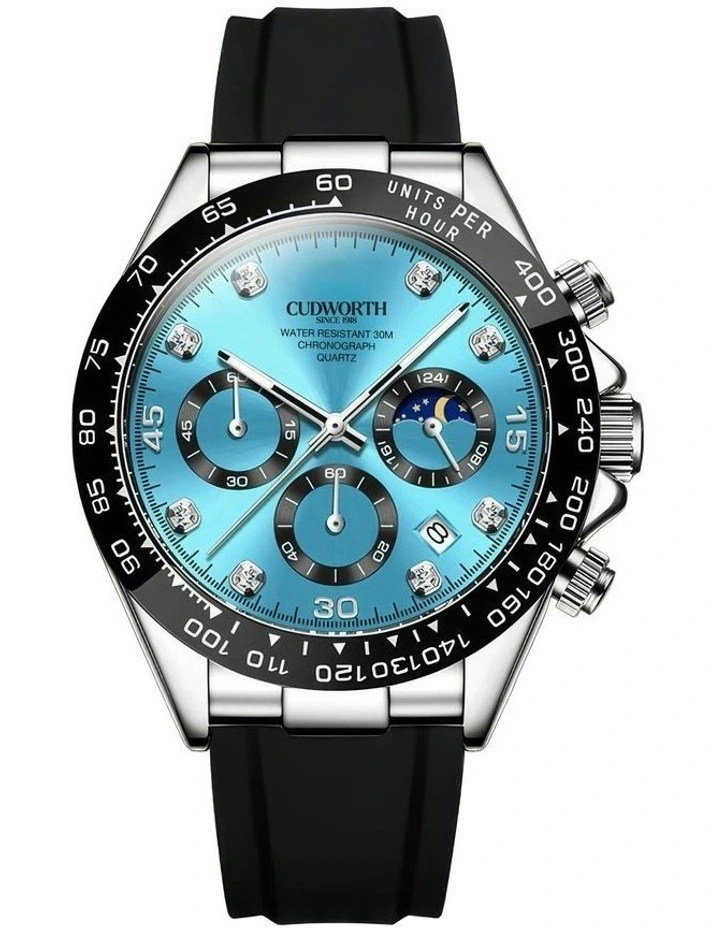Apex Chronograph Watch in Turquoise image 1