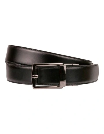 Eastwood Reversible Leather Belt in Black/Tan