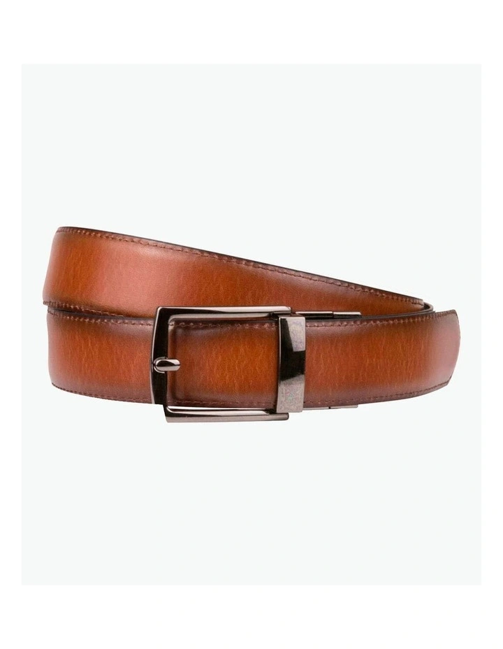 Eastwood Reversible Leather Belt in Black/Tan image 2