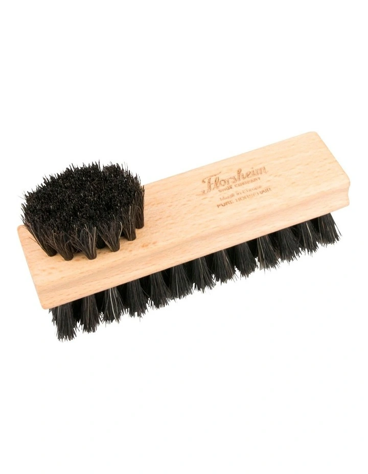 Combi Brush Apply Shoe Creme & Polish in Black image 2