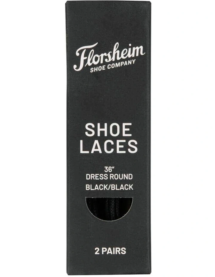 Round 91 Dress Shoe Laces in Black image 1
