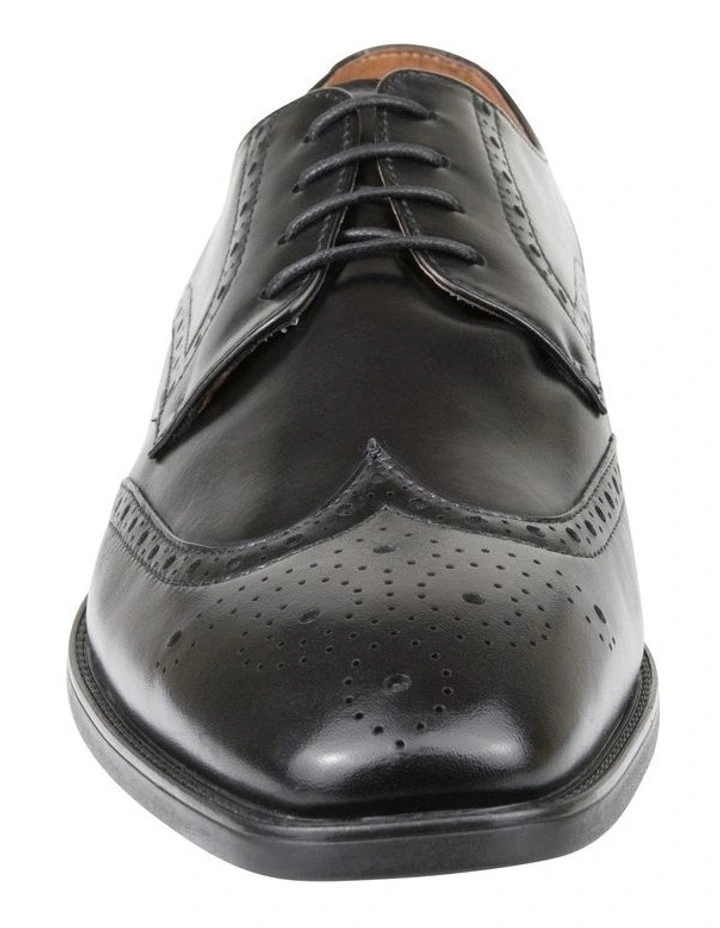Tribute Wingtip Shoes in Black image 2
