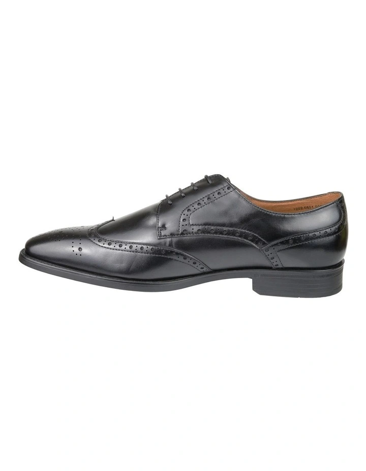 Tribute Wingtip Shoes in Black image 5
