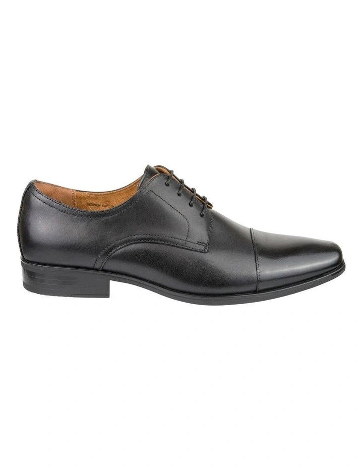 Florsheim Jackson Scarpe Oxford Uomo In Pelle – Colore Nero, Suola In Poliuretano, Chiusura Stringata, Tacco Piatto