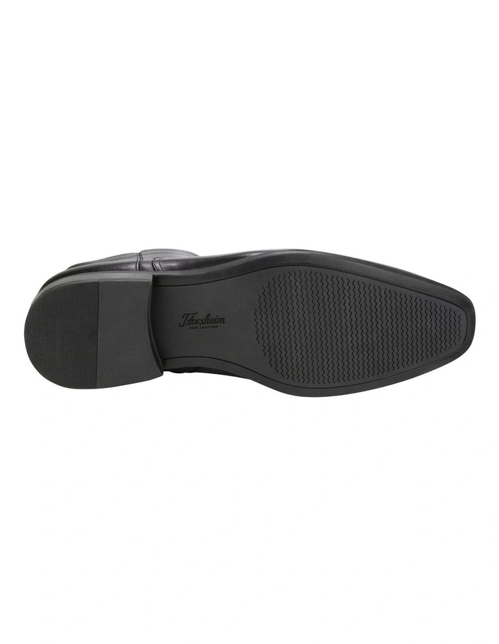 Jackson Zip Leather Boot in Black image 6