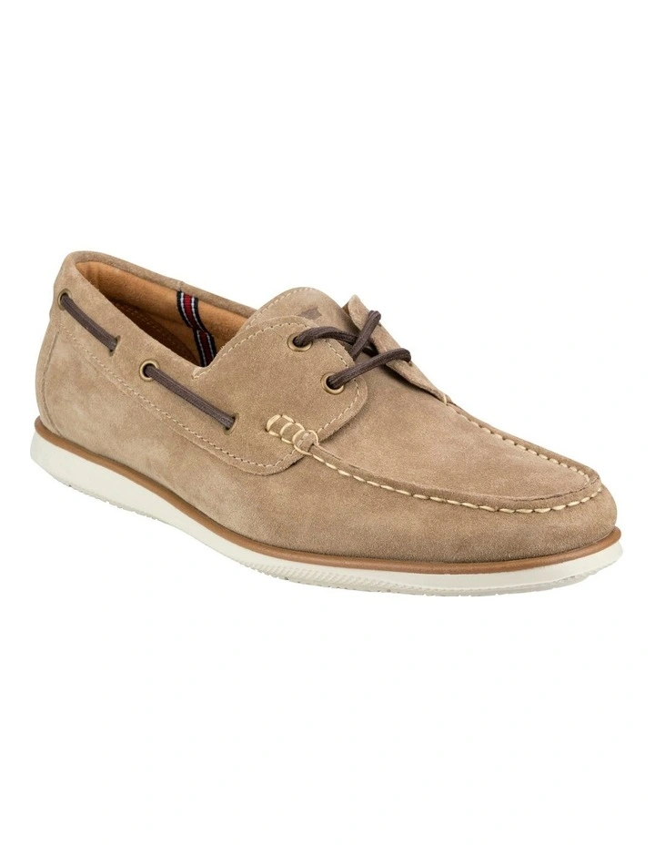 Atlantic 2 Eye Casual Boat Shoe in Camel image 1