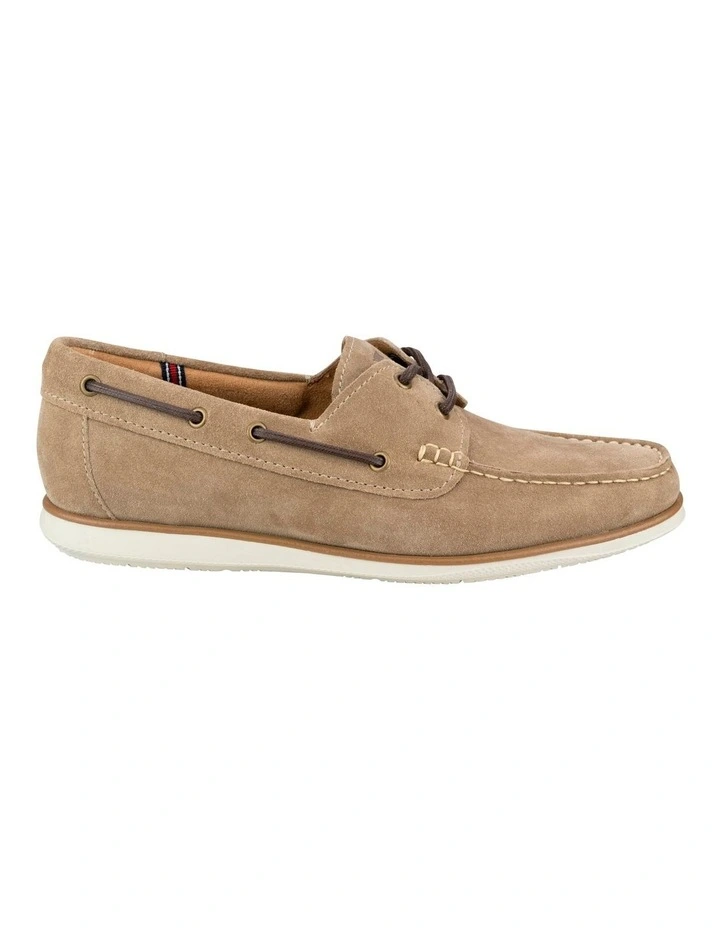 Atlantic 2 Eye Casual Boat Shoe in Camel image 3
