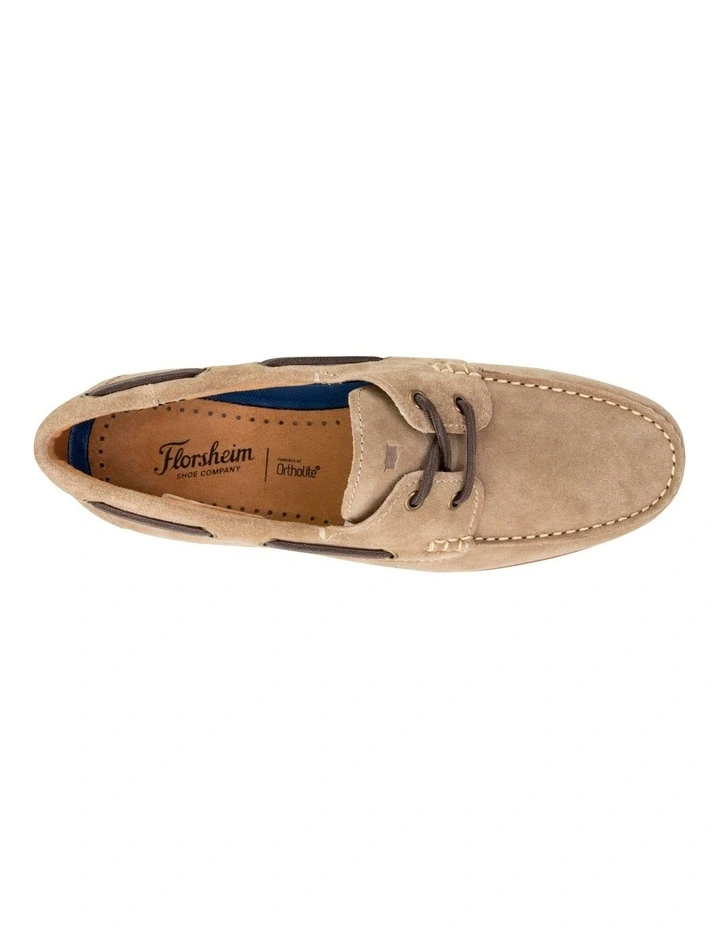 Atlantic 2 Eye Casual Boat Shoe in Camel image 6