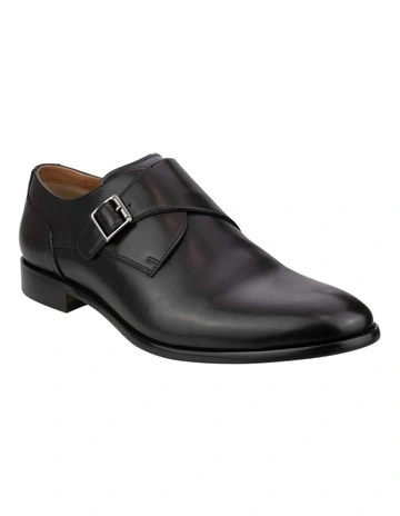 Flex Two Monk Strap in Black